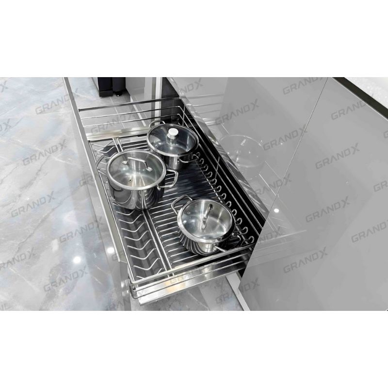 Ảnh giá xoong nồi nan Oval/SUS304 GrandX XP.70M Ảnh giá xoong nồi nan Oval/SUS304 GrandX XP.70M