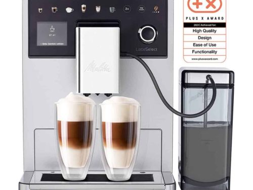 anh may pha cafe tu dong melitta latte select silver