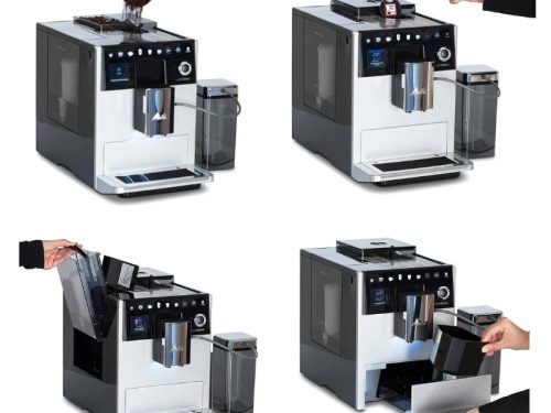 chi tiet may pha cafe tu dong melitta latte select silver
