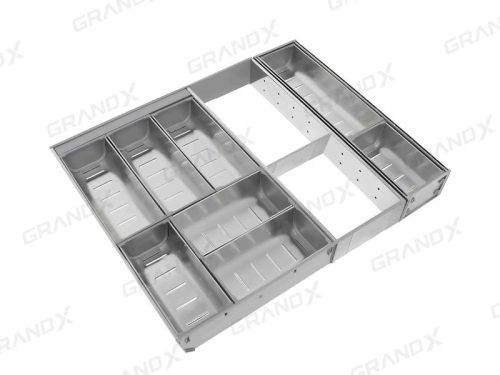Khay chia thìa nĩa đa năng SUS304 cao cấp Grandx XT.S535
