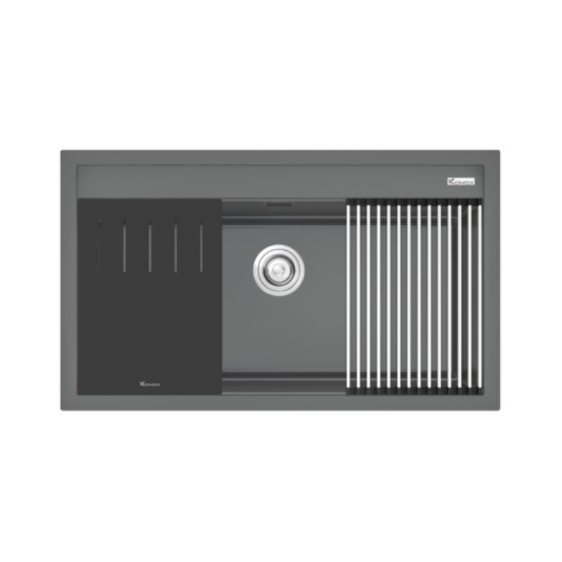 Chậu rửa bát Konox Terra 860S Grey Chậu rửa bát Konox Terra 860S Grey