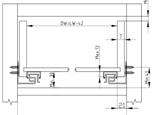kich thuoc ray am giam chan nhan mo epc evo 450mm hafele 433.32.154