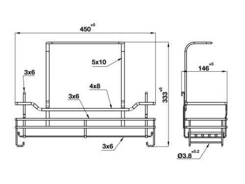 kich thuoc ro dung dung cu ve sinh hafele 595.04.096
