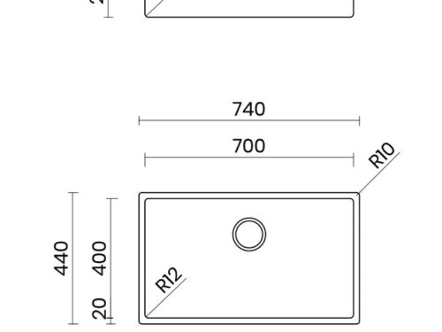 kich thuoc chau rua bat nobinox canova nt699pk