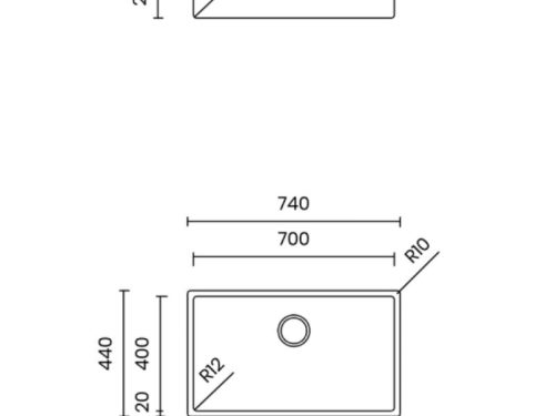 kich thuoc chau rua bat nobinox durix nt622n