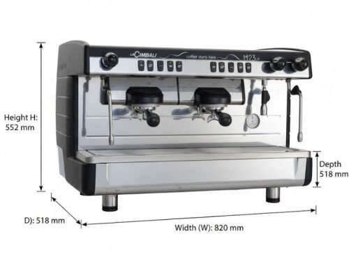 kich thuoc may pha ca phe cimbali m23up dt2 black