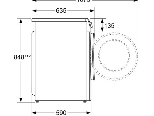 may giat ket hop say quan ao bosch wna14400sg 9