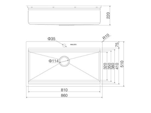 thong so chau rua bat malloca slide ms861