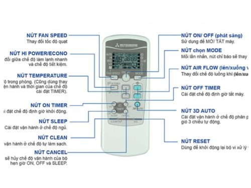 dieu khien dieu hoa mot chieu mitsubishi heavy srk src09ctr s5