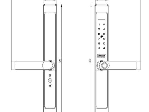 Khóa vân tay cửa nhôm GIOVANI GSL-8801G 3 kich thuoc khoa van tay cua nhom giovani gsl 8801g