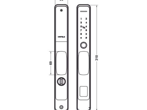 thong so khoa dien tu dl6600 hafele 912.20.144