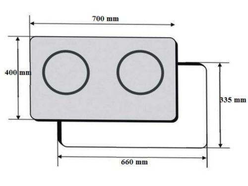 Thông số bếp từ đôi Giovani G-270 TC