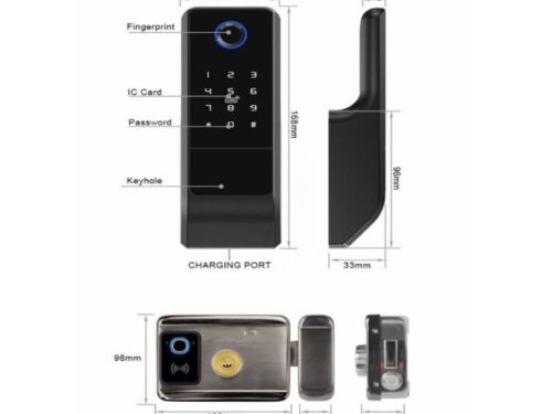 Thông số khóa cửa cổng Giovani GSL-W611MD